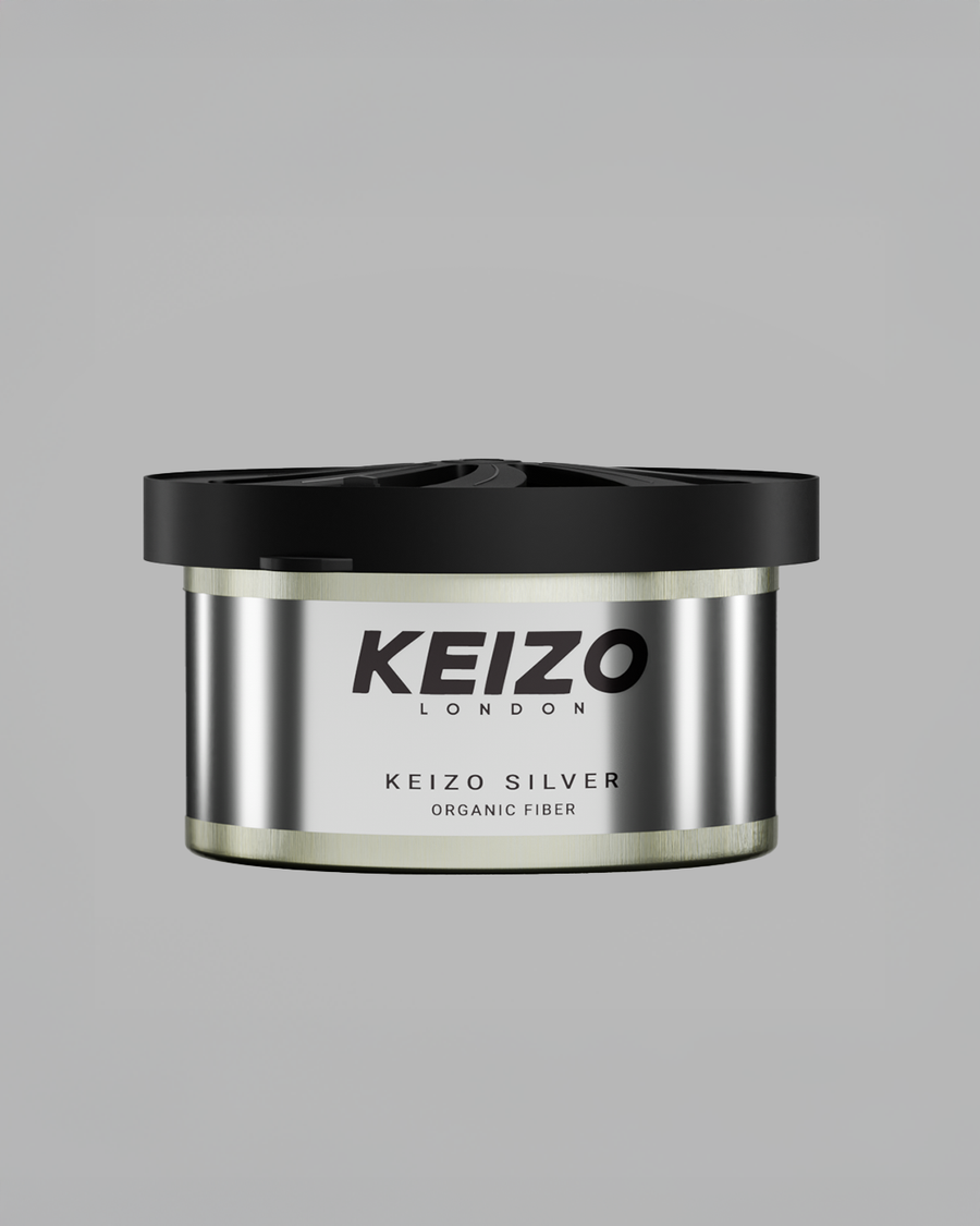 Keizo Silver premium car perfume long lasting dashboard air freshener for cars