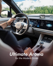 Premium dashboard car perfume Keizo Silver elegant car interior accessory